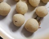 A picture of step 4 of Vrat wale coconut ladoo.