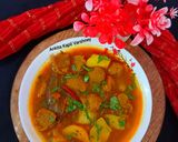A picture of step 6 of Soya Chunk Sabji.