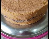 चॉकलेट गनाश सूजी केक(Chocolate ganash suji cake recipe in hindi) रेसिपी चरण 4 फोटो