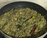 A picture of step 10 of Mocha'r (Banana Flower) Paturi.