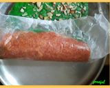 A picture of step 12 of Gajar Halwa with Gajar-Paneer Roll.
