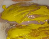Foto del paso 2 de la receta: Pechuga de pollo a la mostaza rellena de queso y jamón