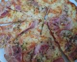 Foto del paso 2 de la receta: Pizza 4 formagio amb beicom Fumat (ahumado)