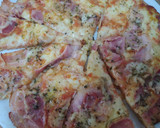 Foto del paso 2 de la receta: Pizza 4 formagio amb beicom Fumat (ahumado)