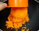 A picture of step 1 of Carrot modak recipe.