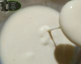 A picture of step 5 of No yeast no cheese pizza.