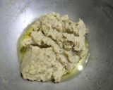 A picture of step 3 of Banana Coconut Burfi.