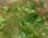 A picture of step 7 of Palak gosht.