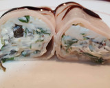 Foto del paso 4 de la receta: Rollos de jamón, queso y lechuga varias