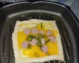 Foto langkah ke 3 dari resep Cheese Egg Roast (Roti Panggang Telur Keju).