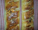 صورة لخطوة 1 من وصفة خبز محشي بعجينة هشة وروعة 😍😋