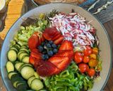 Hình bước làm 2 của món Salad mix rau củ