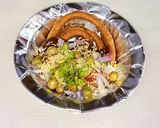 A picture of step 7 of Jalebi Chat.
