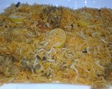A picture of step 4 of Chicken Baryani.