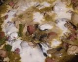 Foto del paso 4 de la receta: Spaguetini con salsa crema de hongos pollo y jamón crudo