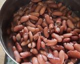 A picture of step 2 of Dhaba style spicy Rajma Beans Masala curry.