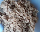 A picture of step 1 of Roasted chana daal flour (sattu) peda.