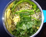 A picture of step 2 of Pesarattu Dosa /Sprouts whole moong dosa.