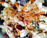 家常炒麵(蒟蒻麵版）的食譜步驟7照片