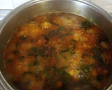 Foto del paso 5 de la receta: Garbanzos con espinacas y gambas
