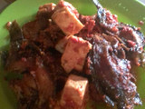Ikan tabek nila balado tahu