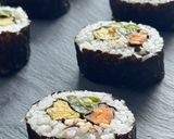 Foto langkah ke 6 dari resep Sushi dg Isian Tamagoyaki & Ayam Leftovers.