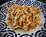Foto del paso 13 de la receta Tallarines frescos con salsa de espinacas y tomate