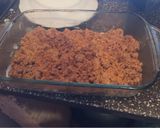 A picture of step 6 of Mixed Meat, Ham, and Cheese Lasagna.