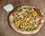 A picture of step 3 of Seafood Pizza.