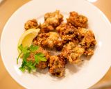 A picture of step 4 of Salt and lemon fried chicken.