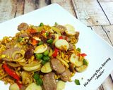 Foto langkah ke 6 dari resep Mie Burung Dara Goreng.