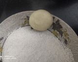 A picture of step 6 of Coconut jam peda.