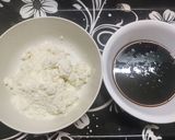 A picture of step 2 of Makha Sandesh with Nolen Gur.