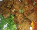 A picture of step 4 of Tomatoes chutney with fry fish.