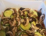 A picture of step 2 of Cheesey Mushroom Veggie Lasagna Gluten Free.