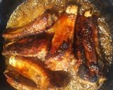 A picture of step 5 of Sticky Maple Ribs in a skillet of cast-iron batch 88.