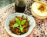 Hình bước làm 3 của món Ruốc nấm đùi gà chay