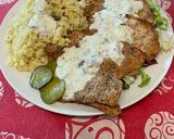 Foto del passaggio 5 della ricetta Petto di pollo croccante in salsa di yogurt