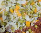 A picture of step 11 of Pav bhaji.