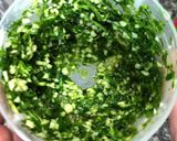 รูปขั้นตอนการทำที่ 2 ของ หมูต้มซีอิ้วราดซอส Chimichurri