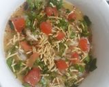 A picture of step 3 of Ragda patties.
