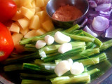 सरसों ग्रेवी सहजन आलू सब्जी(Sarso Gravy Sehjan Aloo Sabji recipe in hindi)