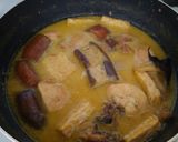 Foto langkah ke 5 dari resep Opor Ayam Tempe Terong.