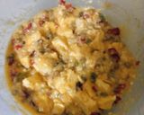 Foto del paso 5 de la receta: Relleno 1 para tarta sin tapa (de choclo y arvejas)