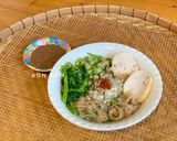 Hình bước làm 7 của món Bánh Đa Cua Rau Nhút