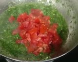 A picture of step 3 of Methi bhaji.