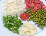 A picture of step 1 of Mix veggies pulao.