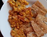 Foto langkah ke 6 dari resep Dadar jagung manis.