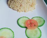 A picture of step 3 of Kabuli chana pulao.