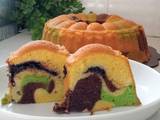 Marmer Cake Brownies